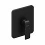 Смеситель настенный Ravak Flat 066.20, R-box, без переключателя, черный, X070180