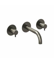 Смеситель настенный для умывальника Ravak ES 019.20GB.O1, 1 вывод, графит, X070313