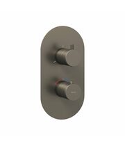 Смеситель скрытого монтажа Ravak ES 067.20GB.O3, 3 вывода, графит, X070326