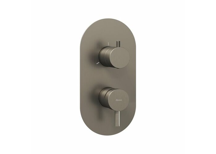 Смеситель скрытого монтажа Ravak ES 068.20GB.O3, 3 вывода, графит, X070320