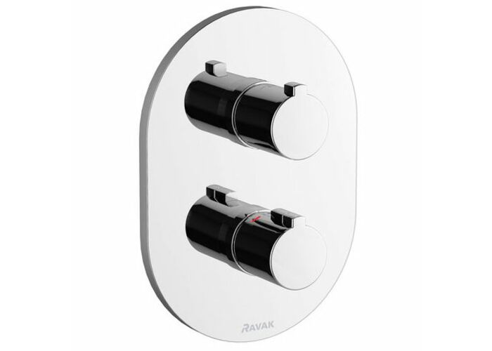 Смеситель встраиваемый Ravak Chrome CR 064,00, термостат, без переключателя