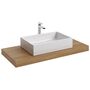 Столешница под раковину Ravak I 1200 120x55x7, темный орех