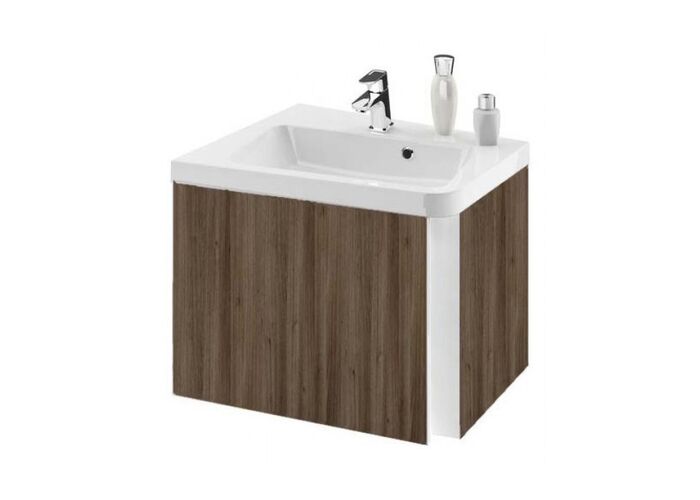 Шкафчик под угловой умывальник Ravak SD 650 10° 65x54x50 L, орех