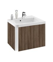 Шкафчик под угловой умывальник Ravak SD 650 10° 65x54x50 R, орех