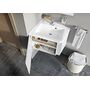 Шкафчик под угловой умывальник Ravak SD 650 10° 65x54x50 L, белый