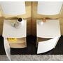 Тумба под умывальник Ravak PS Uni 42x37x71, береза/белый