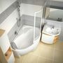 Тумба под умывальник Ravak SDU Rosa Comfort 78x55x68 L, белый/белый, X000000328