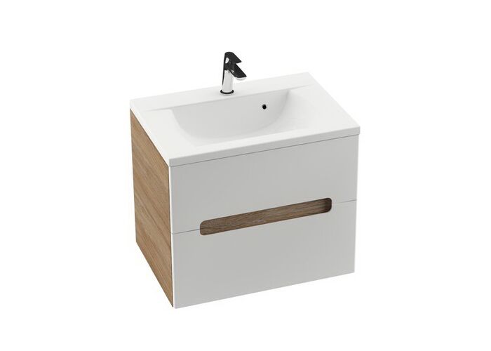 Тумба под умывальник Ravak SD 800-L CLASSIC II 80х49х60, каппучино/белая