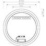 Зеркало Ravak Orbit I 700, с подсветкой, X000001575