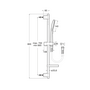 Душевой комплект Roca Plenum Round, 14 см, 3 режима, 75B1411C00