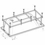 Монтажный набор для ванны Roca Easy 150x70, ZRU9302906