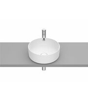 Раковина накладная Roca Inspira Round 37x37, матовая белая, A327523620