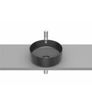 Раковина накладная Roca Inspira Round 37x37, оникс черный, A327523640