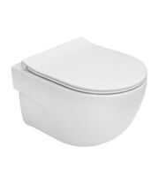 Унитаз подвесной Roca Meridian-N Compact Rimless, с крышкой Slim Soft Close, A34H242000