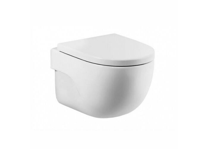 Унитаз подвесной Roca Meridian Rimless Compacto 36x48, белый, 7346244000