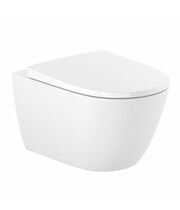 Унитаз подвесной Roca Ona Rimless, с крышкой Slim Soft Close, A34H688000