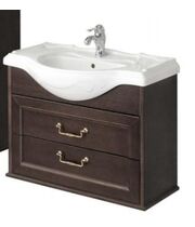 Тумба под умывальник Roca America Evolution W 85cм ZRU9302952, дуб тёмный