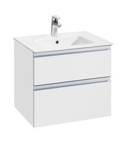 Тумба под умывальник Roca The Gap 80 см, белый глянец, A857399806