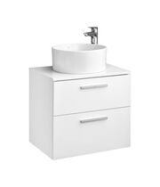 Тумба под умывальник Roca Victoria 60 см, белый глянец, A857468806