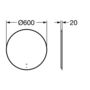 Зеркало круглое Roca Luna 60 cм, LED подсветка, ZRU9307557