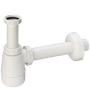 Сифон для умывальника Viega 151560, бутылочный,  пластик, белый, 5/4x40