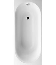 Ванна квариловая Villeroy&Boch Oberon 160x75, с ножками, без отв перелива, белая, UBQ160OBE2V-01