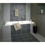 Ванна квариловая Villeroy&Boch Oberon 160x75, с ножками, без отв перелива, белая, UBQ160OBE2V-01