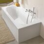 Ванна квариловая Villeroy&Boch Oberon 170x70, с ножками, без отв перелива, белая, UBQ177OBE2V-01