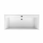 Ванна квариловая Villeroy&Boch Squaro Edge 12 180x80, с ножками, слив-перелив, белая, UBQ180SQE2DV-01