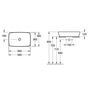 Умывальник накладной Villeroy&Boch Artis 58x38, 41725801