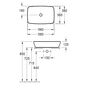 Умывальник накладной Villeroy&Boch Artis 58x38, CeramicPlus, 417258R1