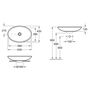 Умывальник накладной Villeroy&Boch Loop&Friends 63x43, без отв, CeramicPlus, 515110R1