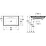 Умывальник Villeroy&Boch Venticello 80x50, 41048L01