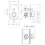 Смеситель для скрытого монтажа Villeroy&Boch Loop&Friends, TVS10600300061