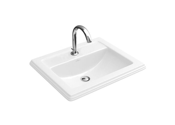 Умывальник встраиваемый Villeroy&Boch Hommage 63x52,5, CeramicPlus, 710263R1