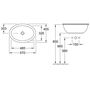 Умывальник встраиваемый Villeroy&Boch Loop&Friends 57x40,5, без отв. смесителя, 61552001