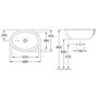 Умывальник встраиваемый Villeroy&Boch Loop&Friends 66x47, без отв, CeramicPlus, 615530R1