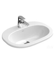 Умывальник встраиваемый Villeroy&Boch O'Novo 56x40,5, 41615601