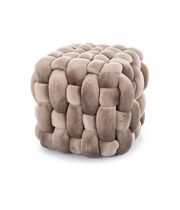 Пуф SIGNAL FARIS Velvet темно-бежевый
