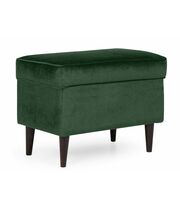 Пуф SIGNAL RON Velvet Bluvel 78 зеленый/венге