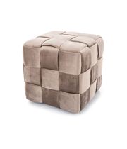 Пуф SIGNAL CASEL Velvet темно-бежевый