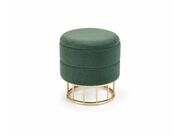 Пуф HALMAR MINTY темно-зеленый/золотой..