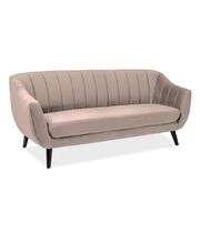 Диван SIGNAL ELITE 3 Velvet Bluvel 28 бежевый/венге