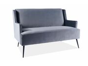 Диван SIGNAL GEMMA Velvet Bluvel 14 серый/вен..