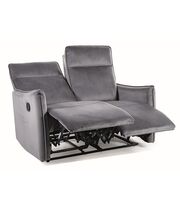 Диван SIGNAL TRAVIS 2 Velvet Bluvel 14 раскладной, серый