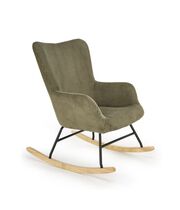 Кресло-качалка HALMAR BELMIRO оливковый