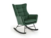 Кресло-качалка HALMAR BAZALTO зеленый..