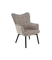 Кресло SIGNAL CARMEN Raven 07 серый/черный мат