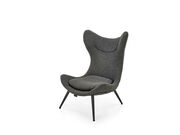 Кресло HALMAR ATLANTIS антрацит/черный..