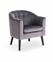 Кресло HALMAR MARSHAL серый/черный